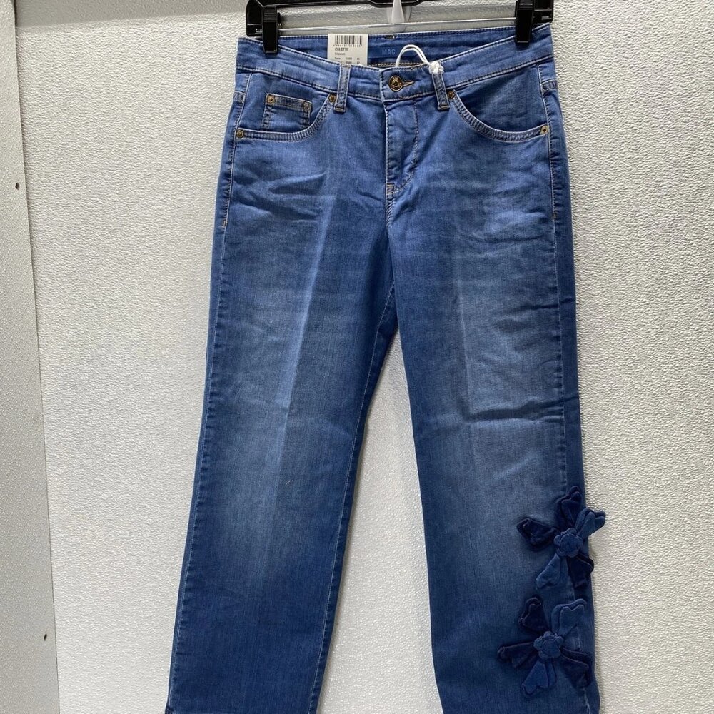 MAC Jeans Women's Culotte Jeans Size 32 x 26 | Blossom Wide Leg Soft Denim